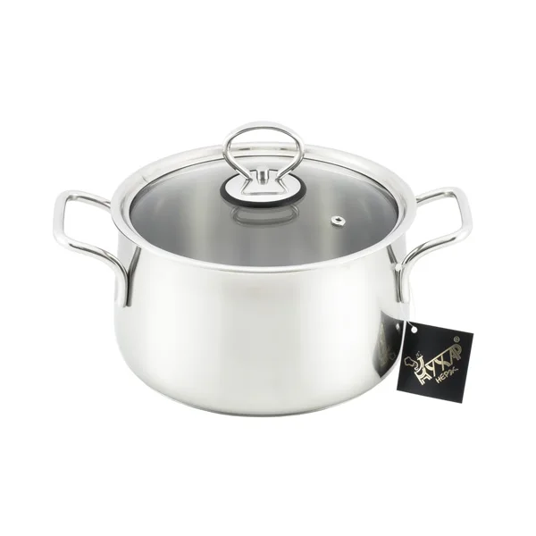 Кастрюля 2,3л. "Орхидея Классика М" со стеклянной крышкой